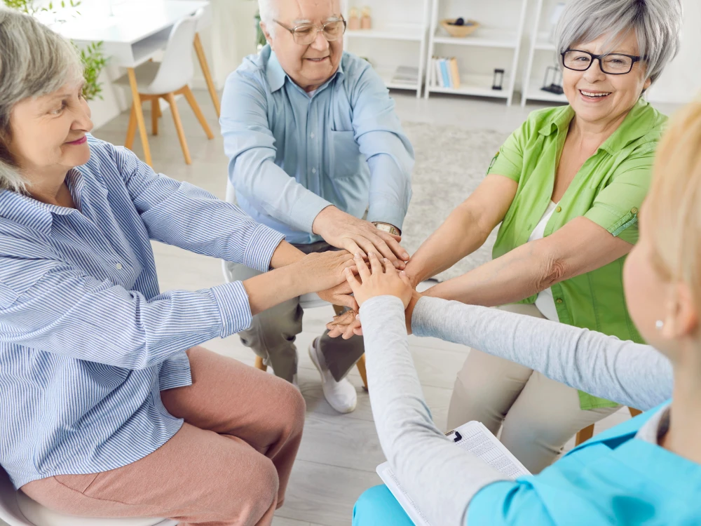 Older adults receiving medication support at home